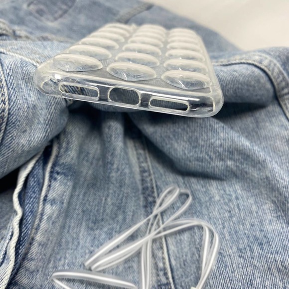 iPhone XS Max Case Clear 3D Heart Cover NEW - Picture 4 of 7